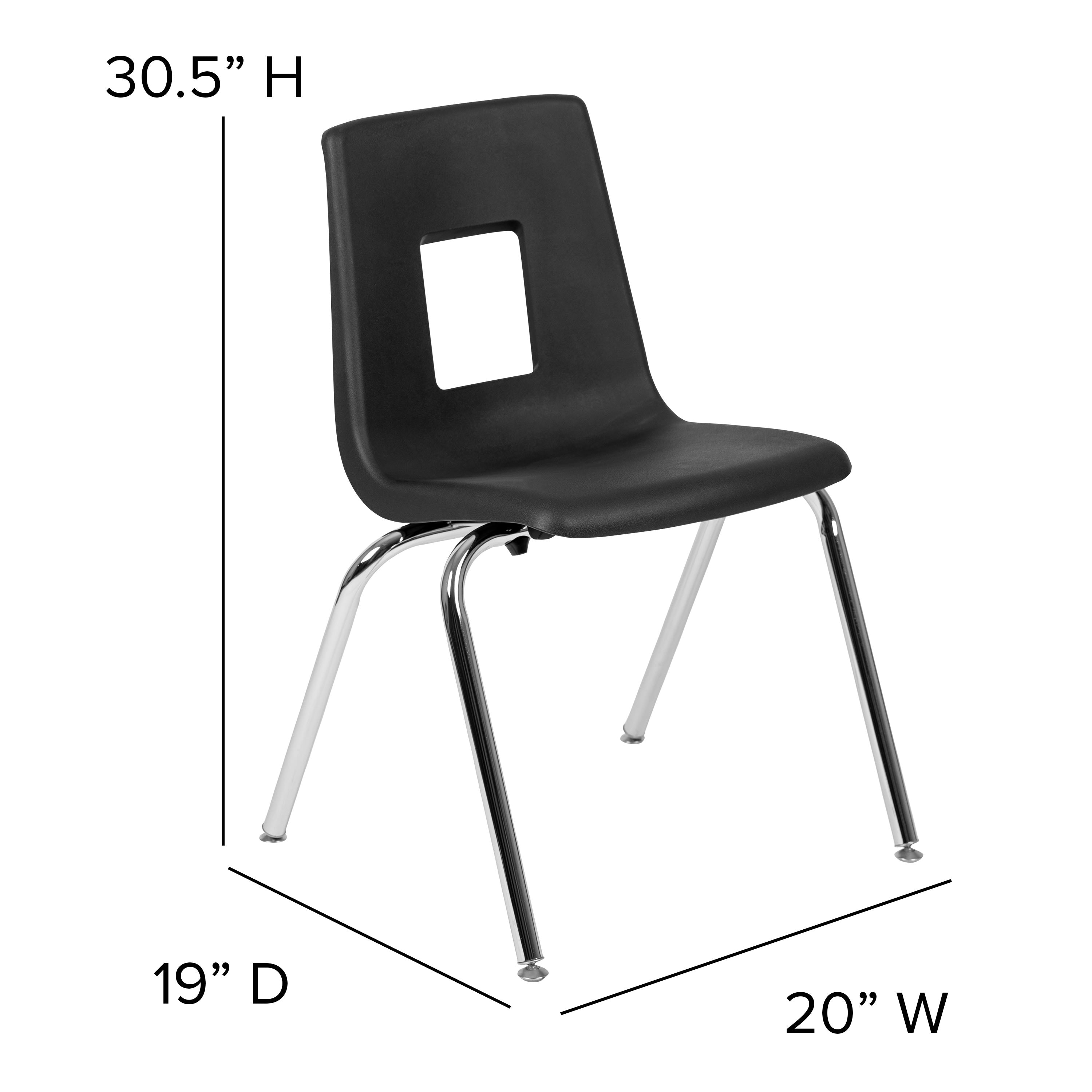 FLASH 76" Oval Wave Flexible Activity Table Set with 18" Stack Chairs
