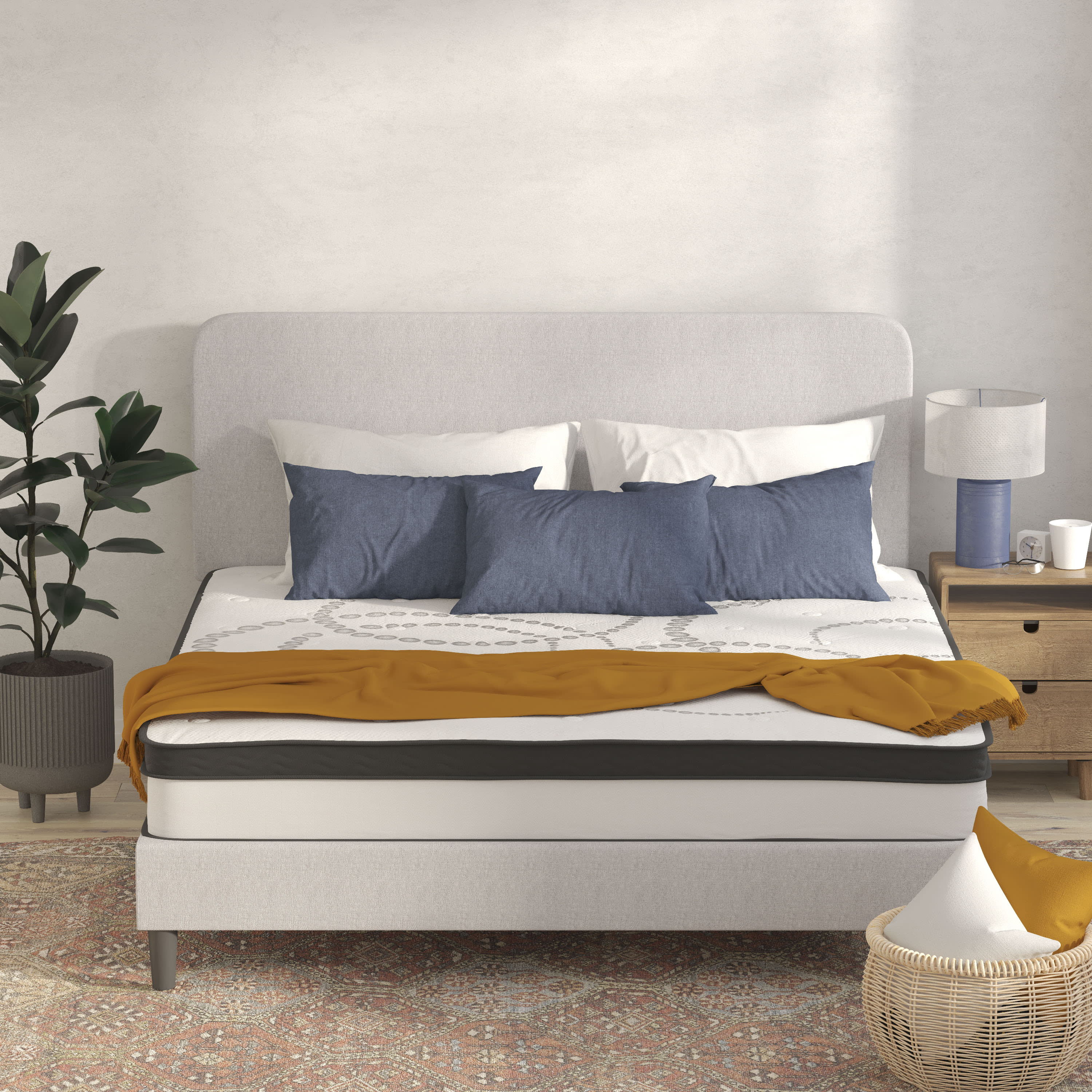 Capri 10-Inch Hybrid Pocket Spring Mattress