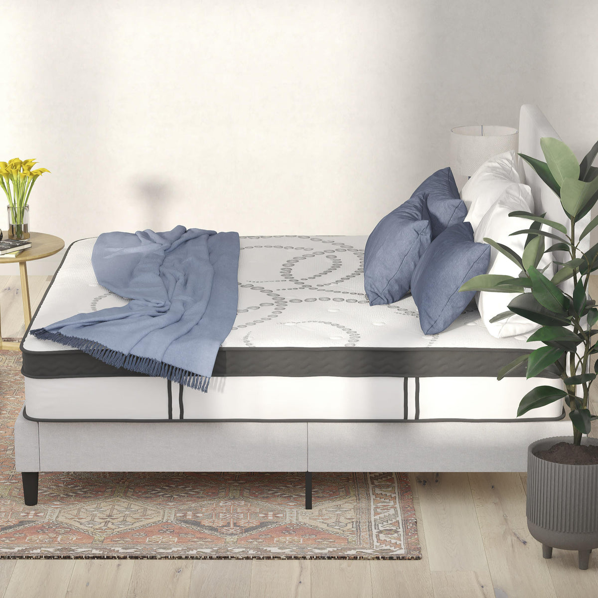 Capri 10-Inch Hybrid Pocket Spring Mattress