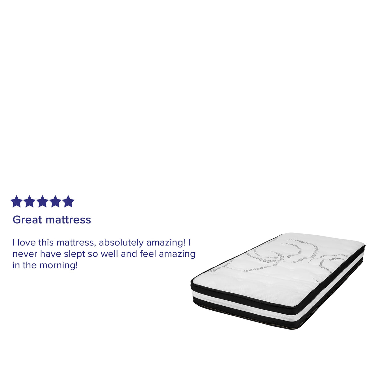 Capri 10-Inch Hybrid Pocket Spring Mattress