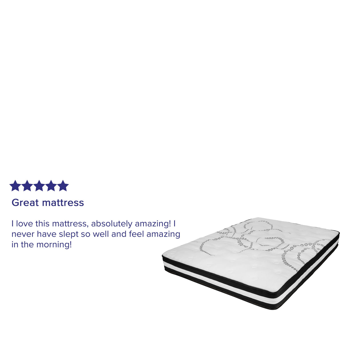 Capri 10-Inch Hybrid Pocket Spring Mattress