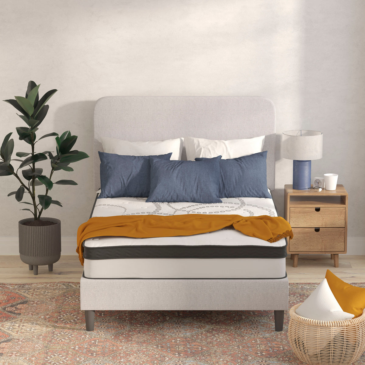 Capri 10-Inch Hybrid Pocket Spring Mattress