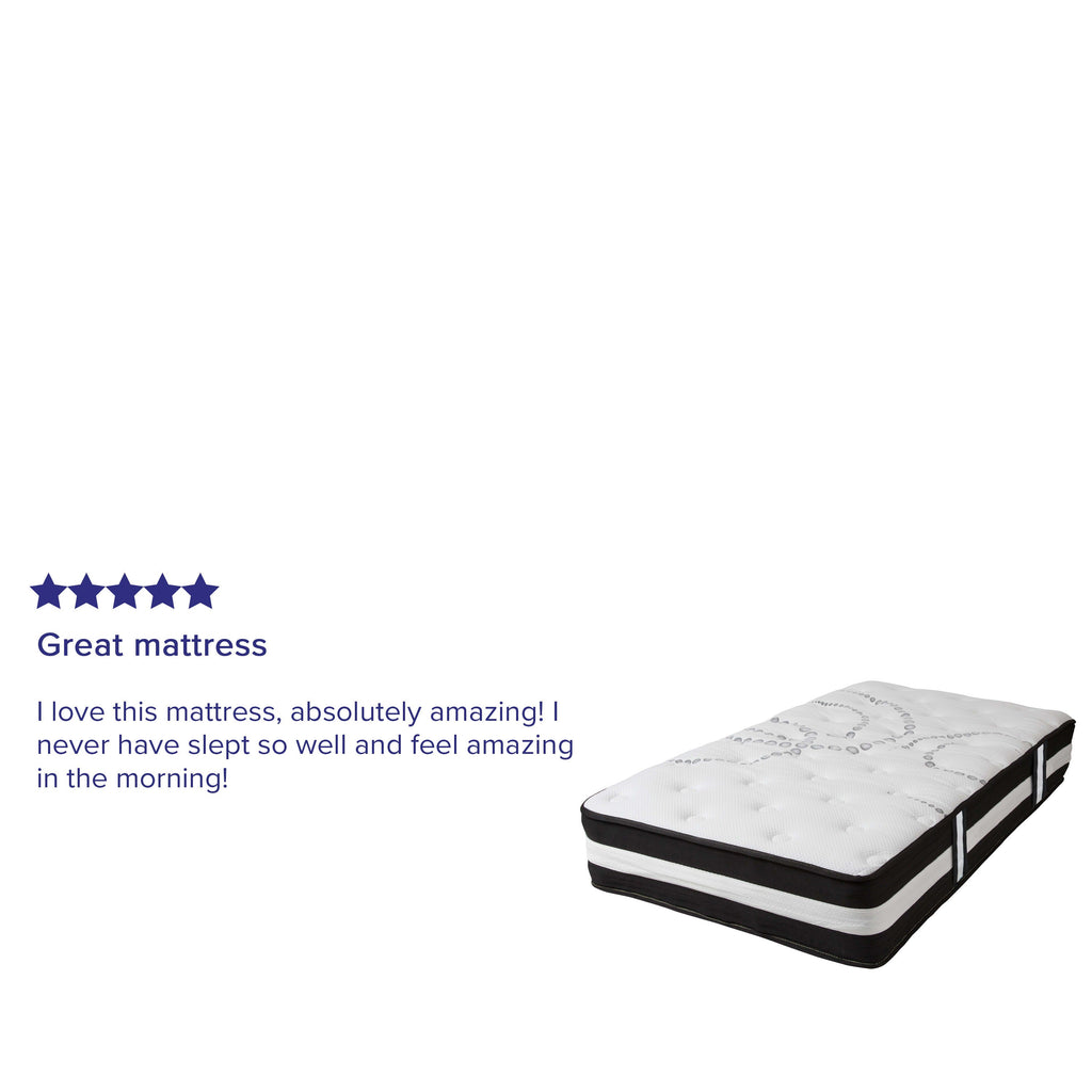 Capri 12-Inch Hybrid Pocket Spring Mattress Twin