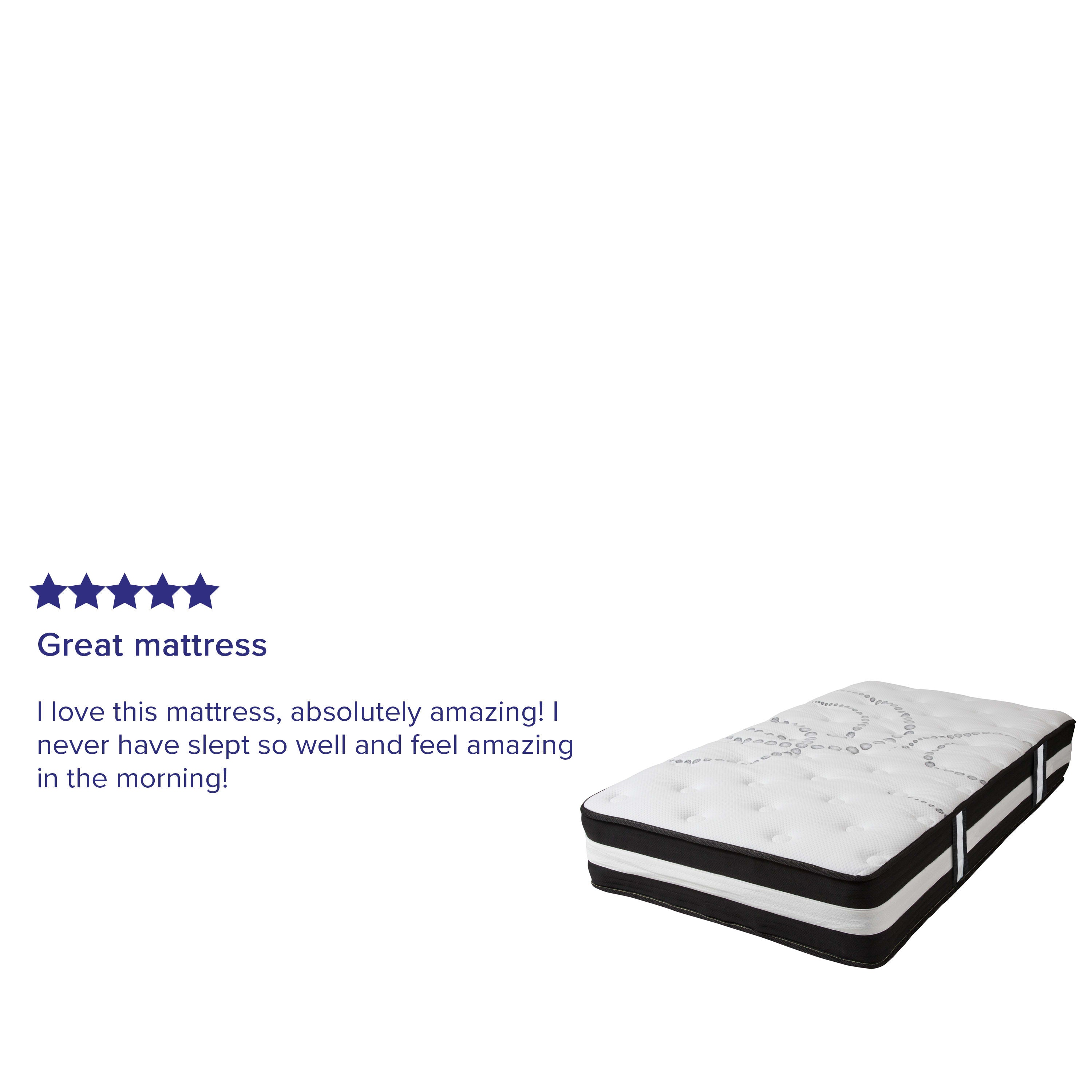 Capri 12-Inch Hybrid Pocket Spring Mattress Twin