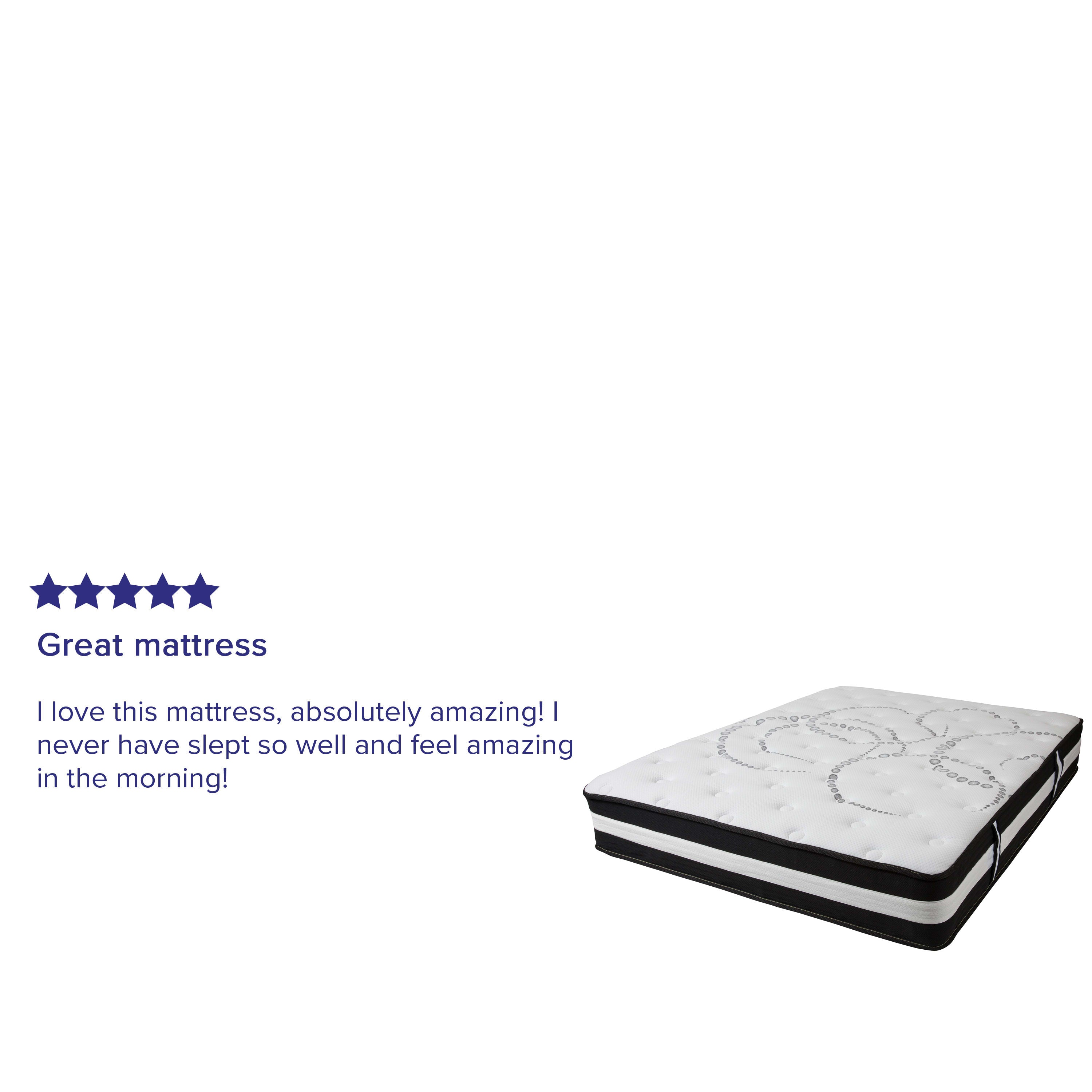 Capri 12-Inch Hybrid Pocket Spring Mattress Twin
