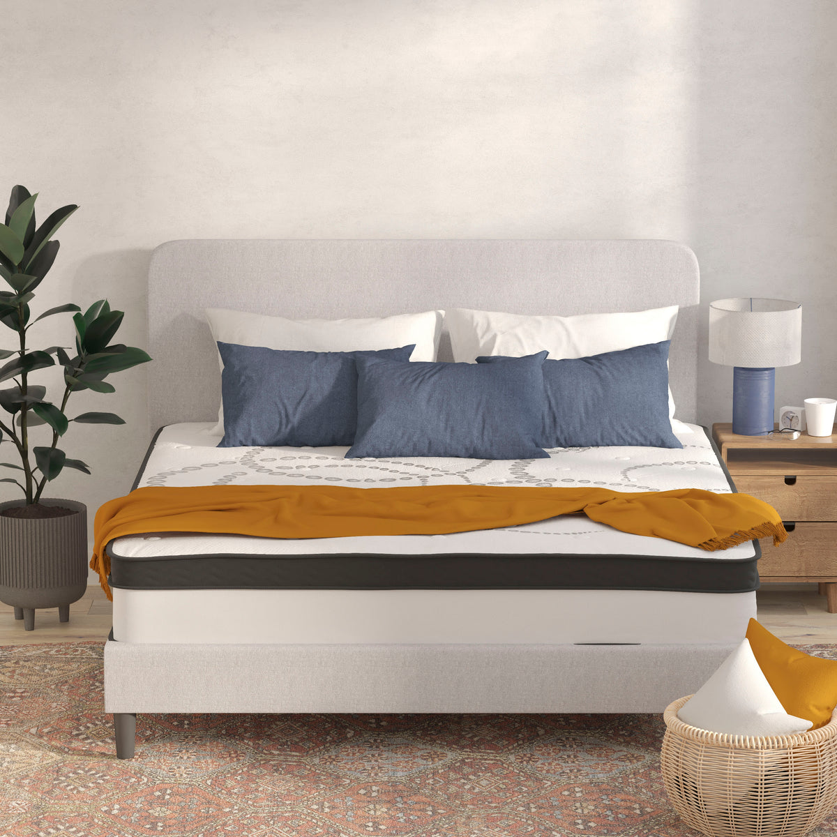 Capri 12-Inch Hybrid Pocket Spring Mattress Twin