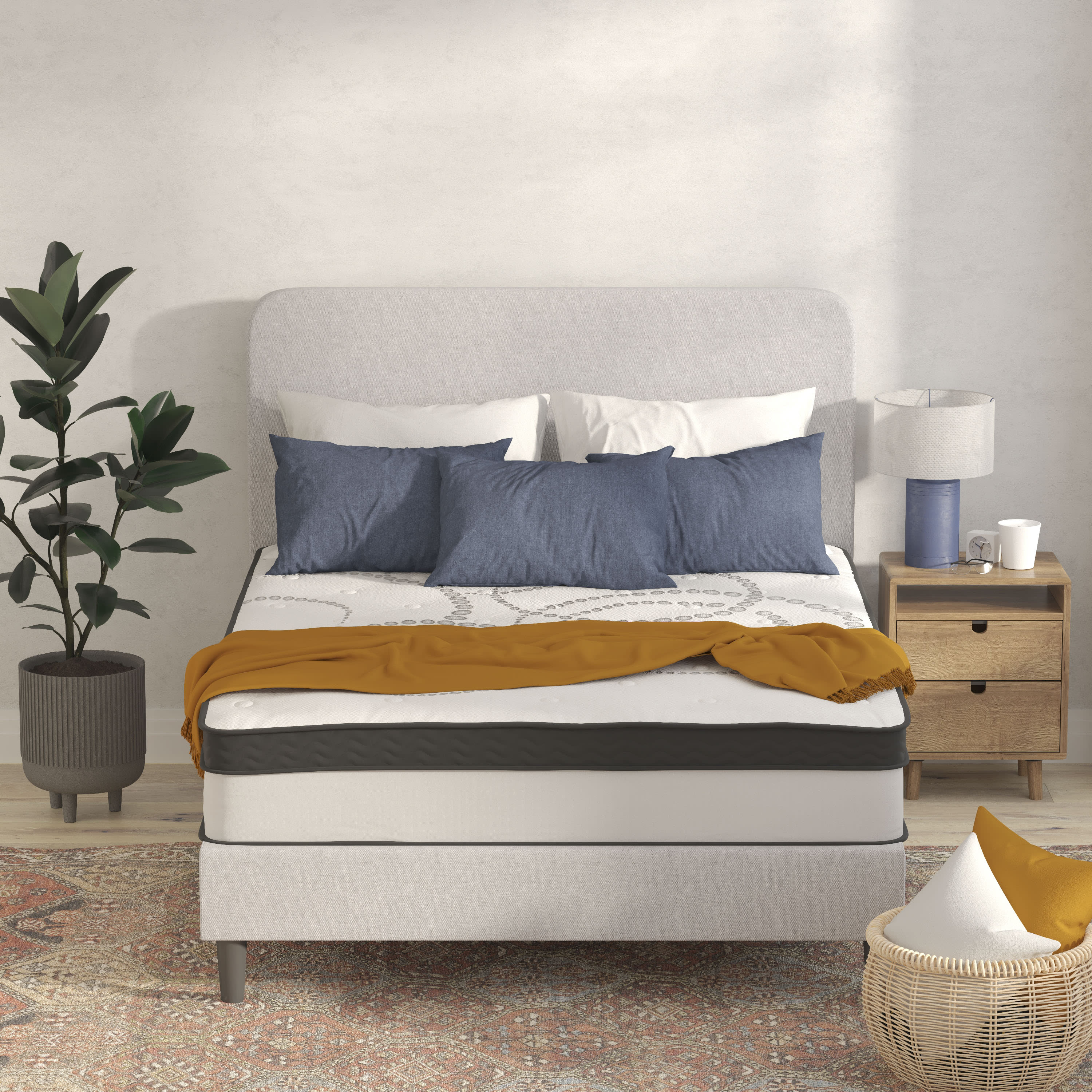 Capri 12-Inch Hybrid Pocket Spring Mattress Twin