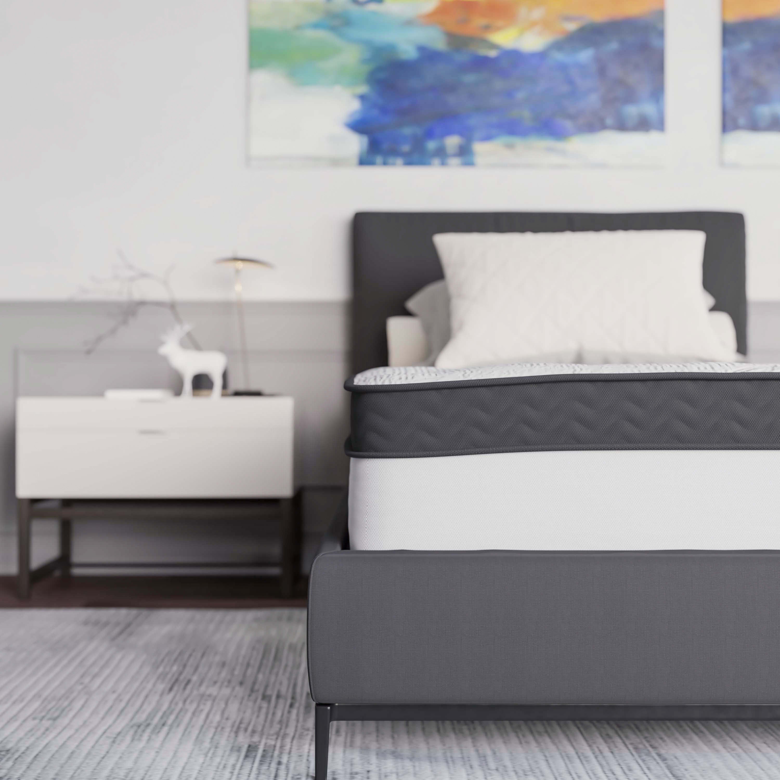 Capri 12-Inch Memory Foam and Pocket Spring Hybrid Mattress