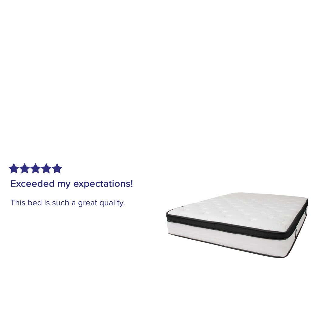 Capri 12-Inch Memory Foam and Pocket Spring Hybrid Mattress