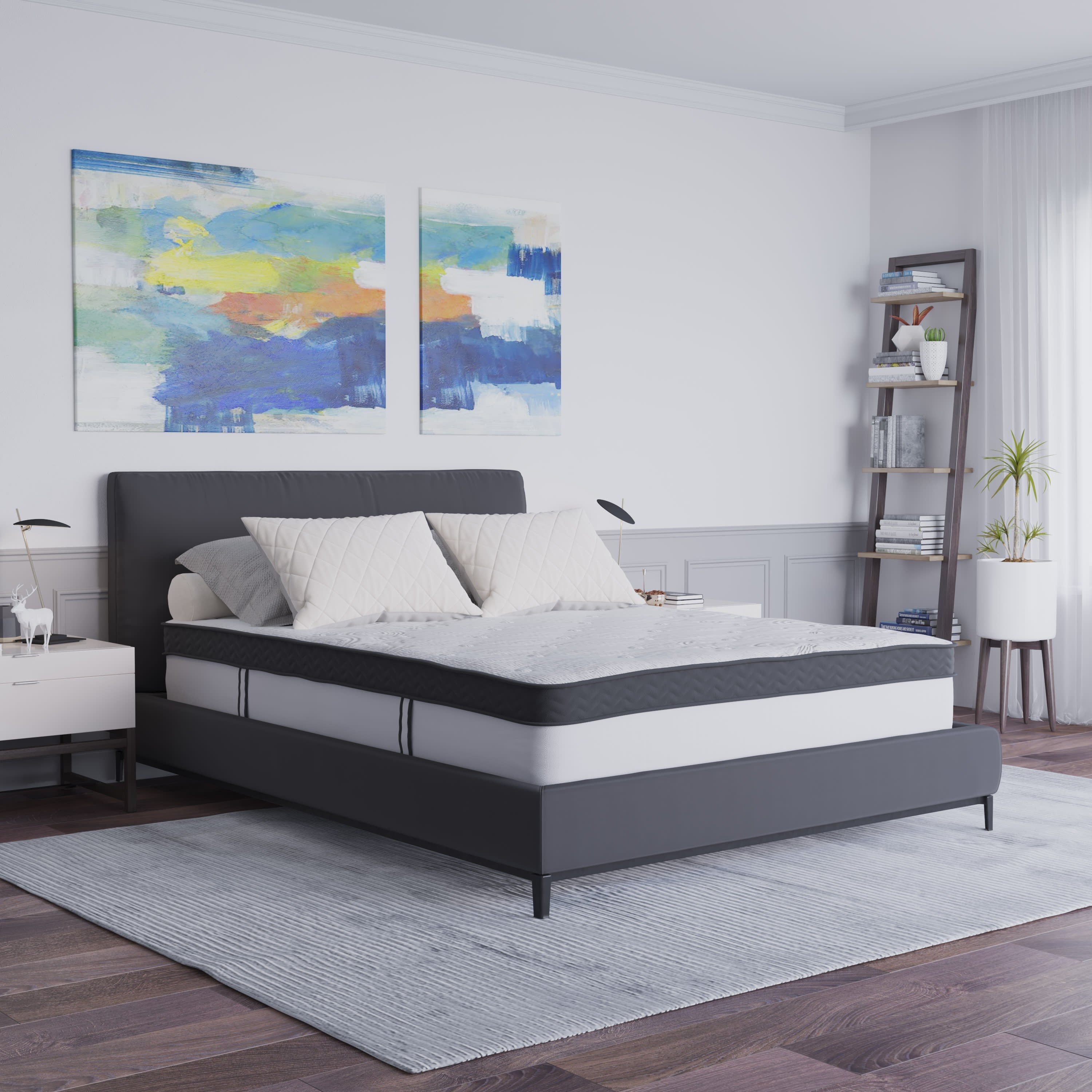Capri 12-Inch Memory Foam and Pocket Spring Hybrid Mattress