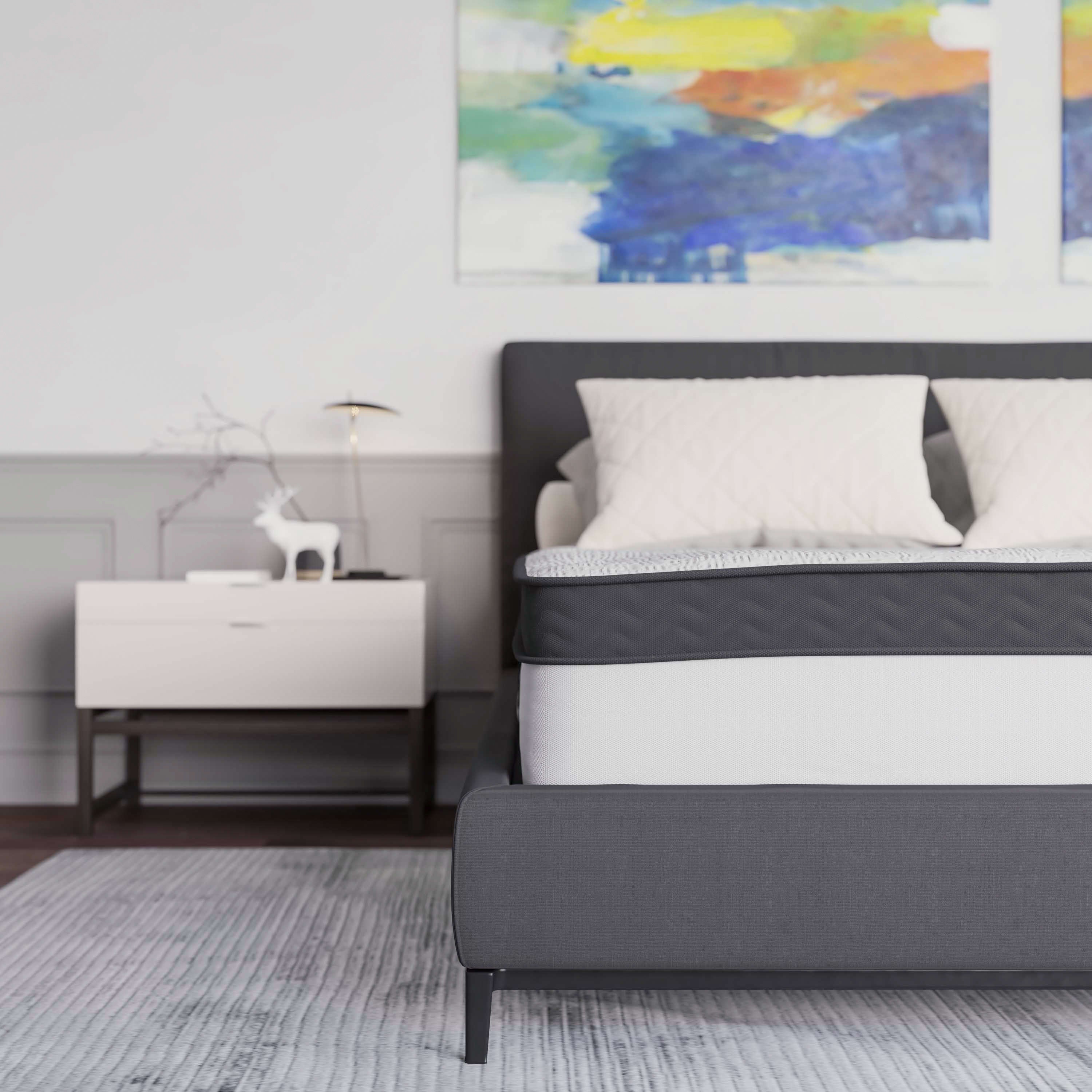 Capri 12-Inch Memory Foam and Pocket Spring Hybrid Mattress