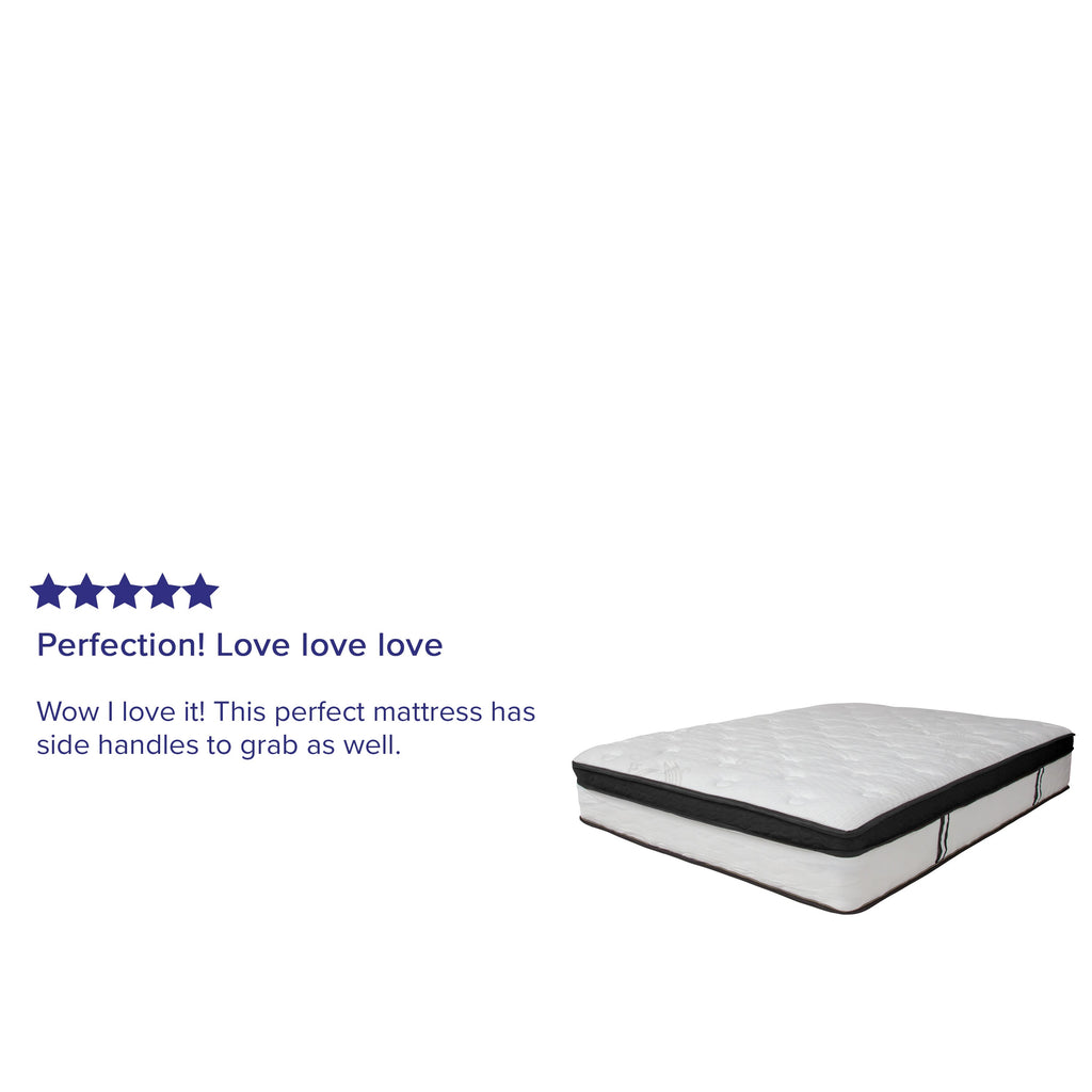 Capri 12-Inch Memory Foam and Pocket Spring Hybrid Mattress