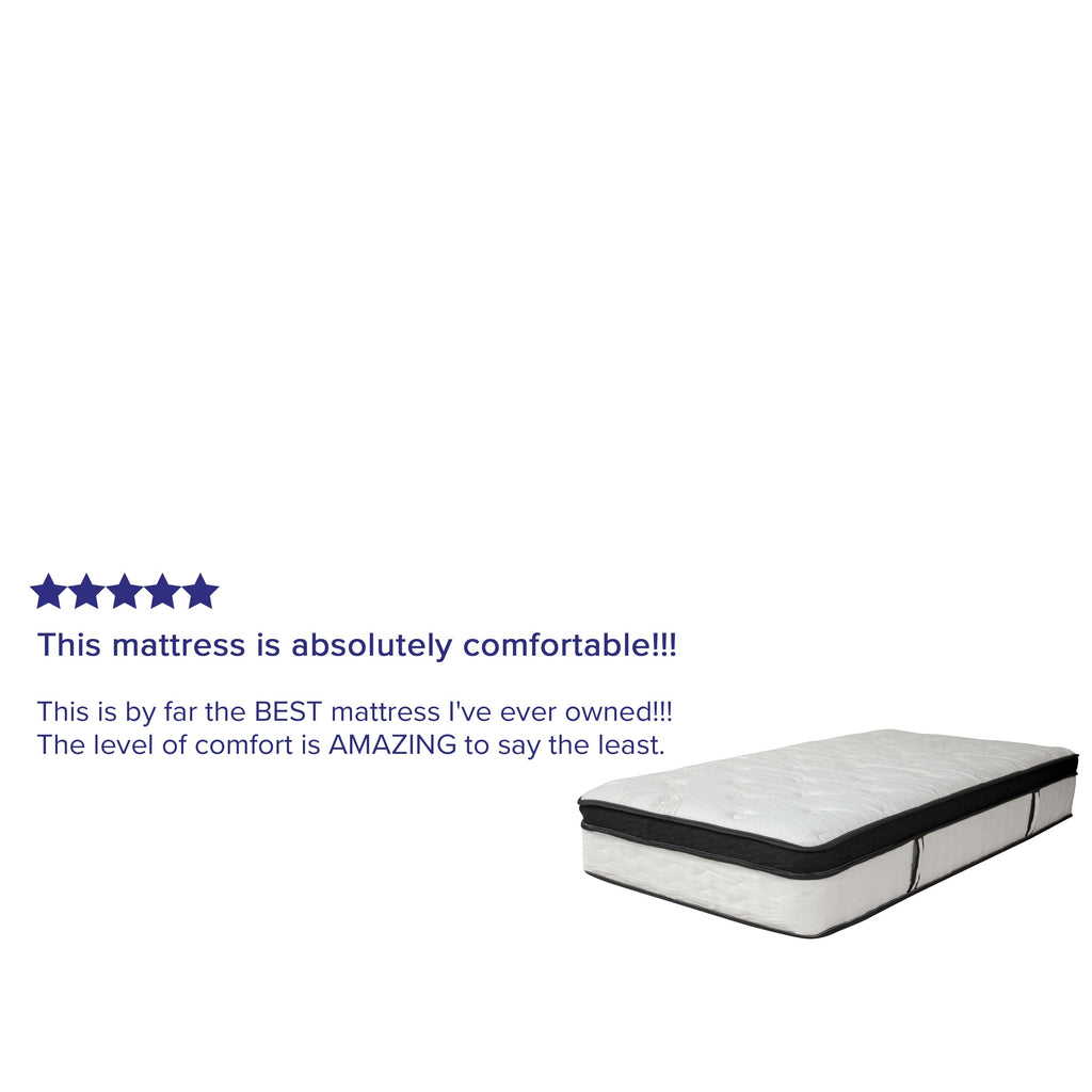 Capri 12-Inch Memory Foam and Pocket Spring Hybrid Mattress