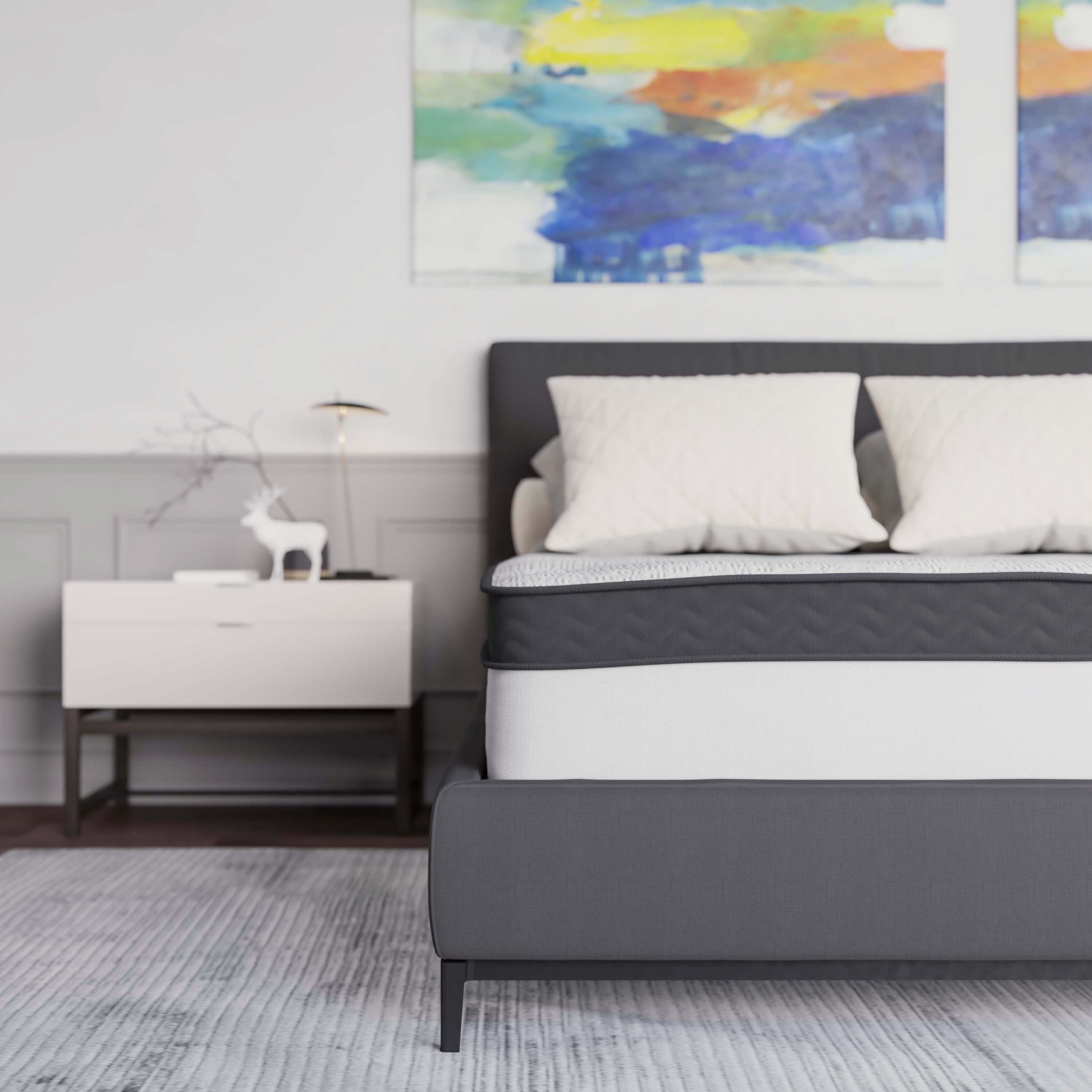 Capri 12-Inch Memory Foam and Pocket Spring Hybrid Mattress