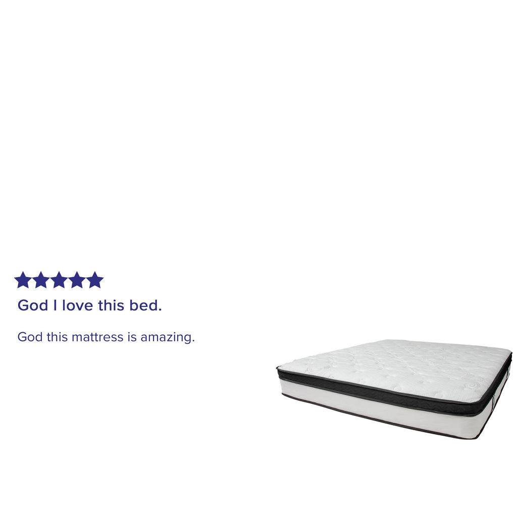 Capri 12-Inch Memory Foam and Pocket Spring Hybrid Mattress