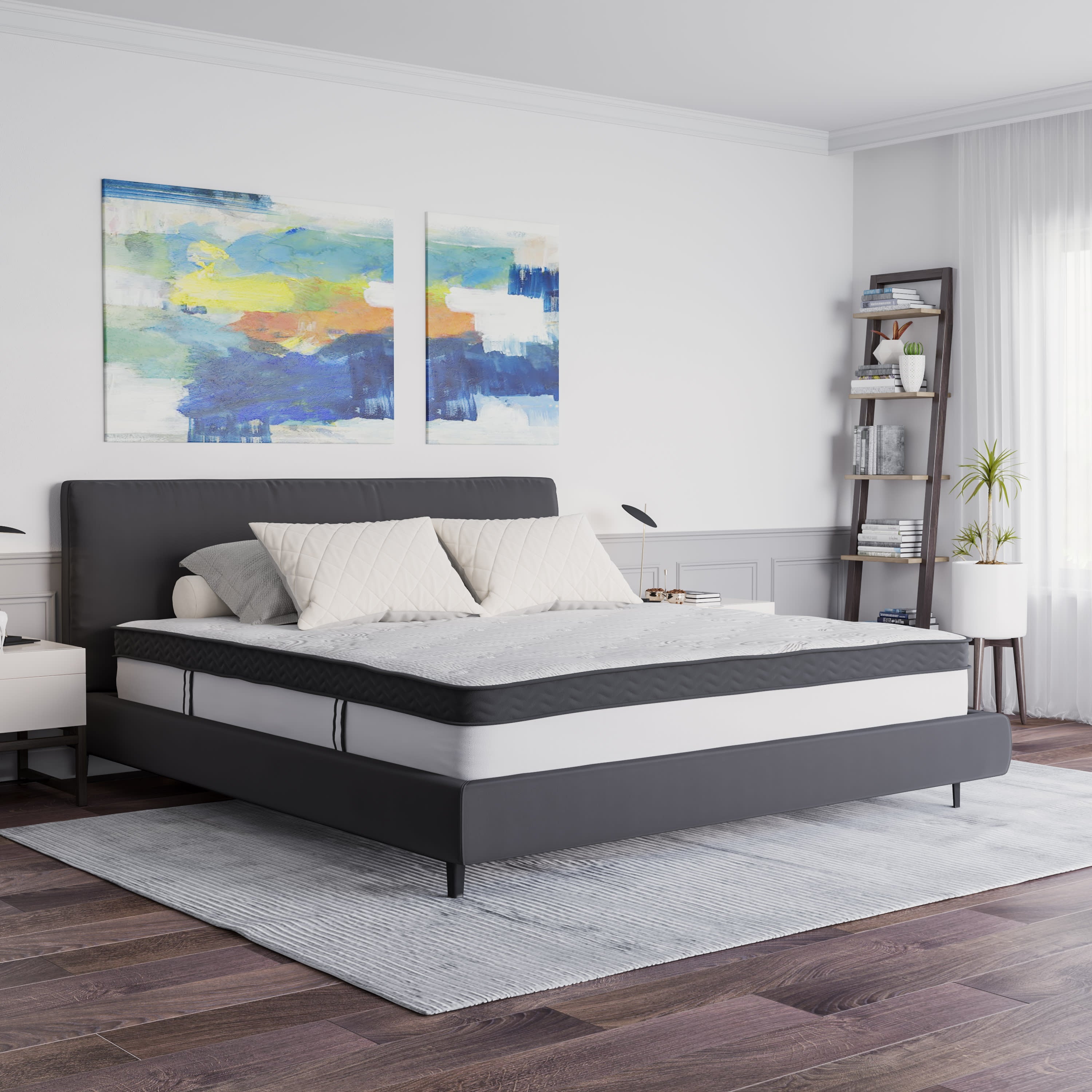 Capri 12-Inch Memory Foam and Pocket Spring Hybrid Mattress