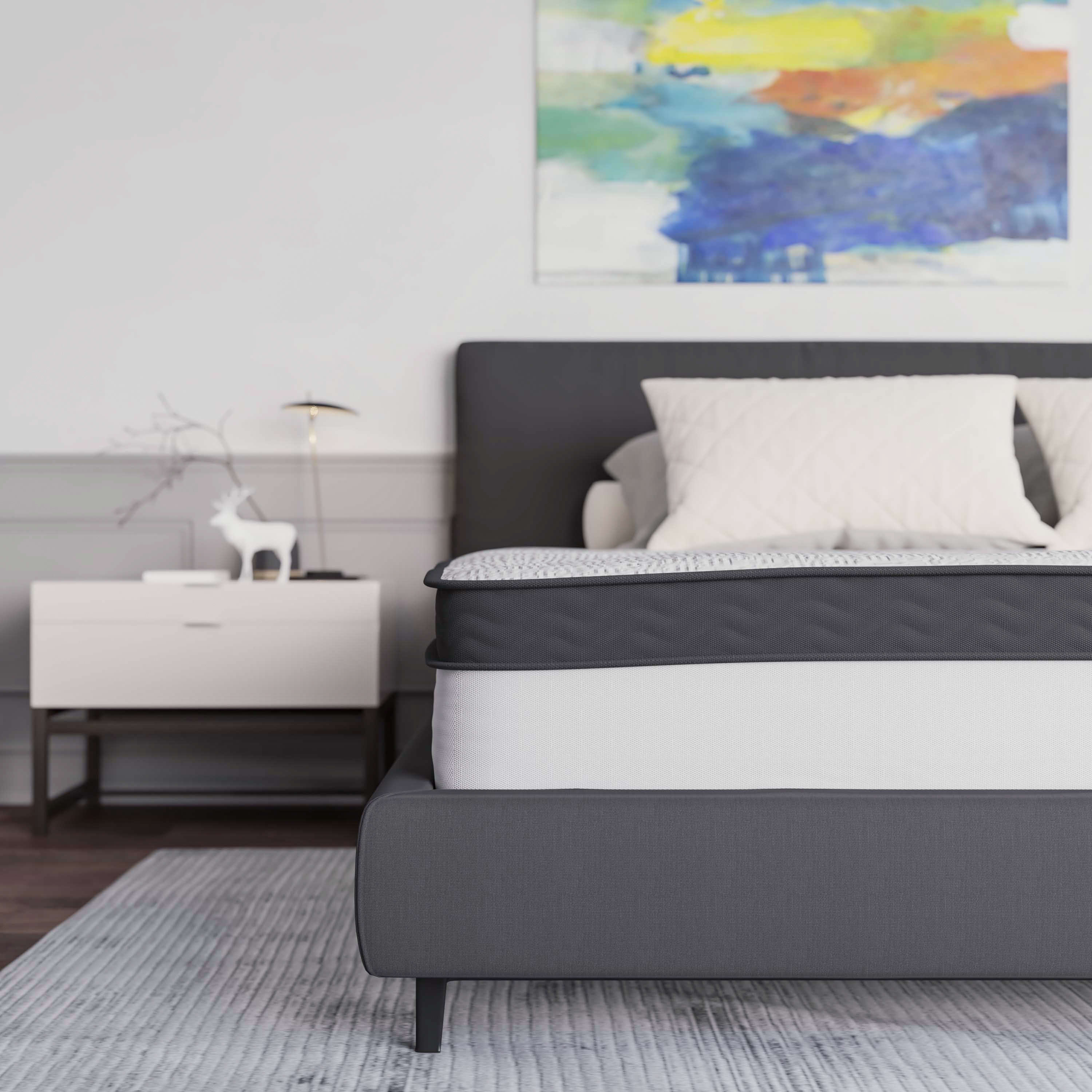 Capri 12-Inch Memory Foam and Pocket Spring Hybrid Mattress