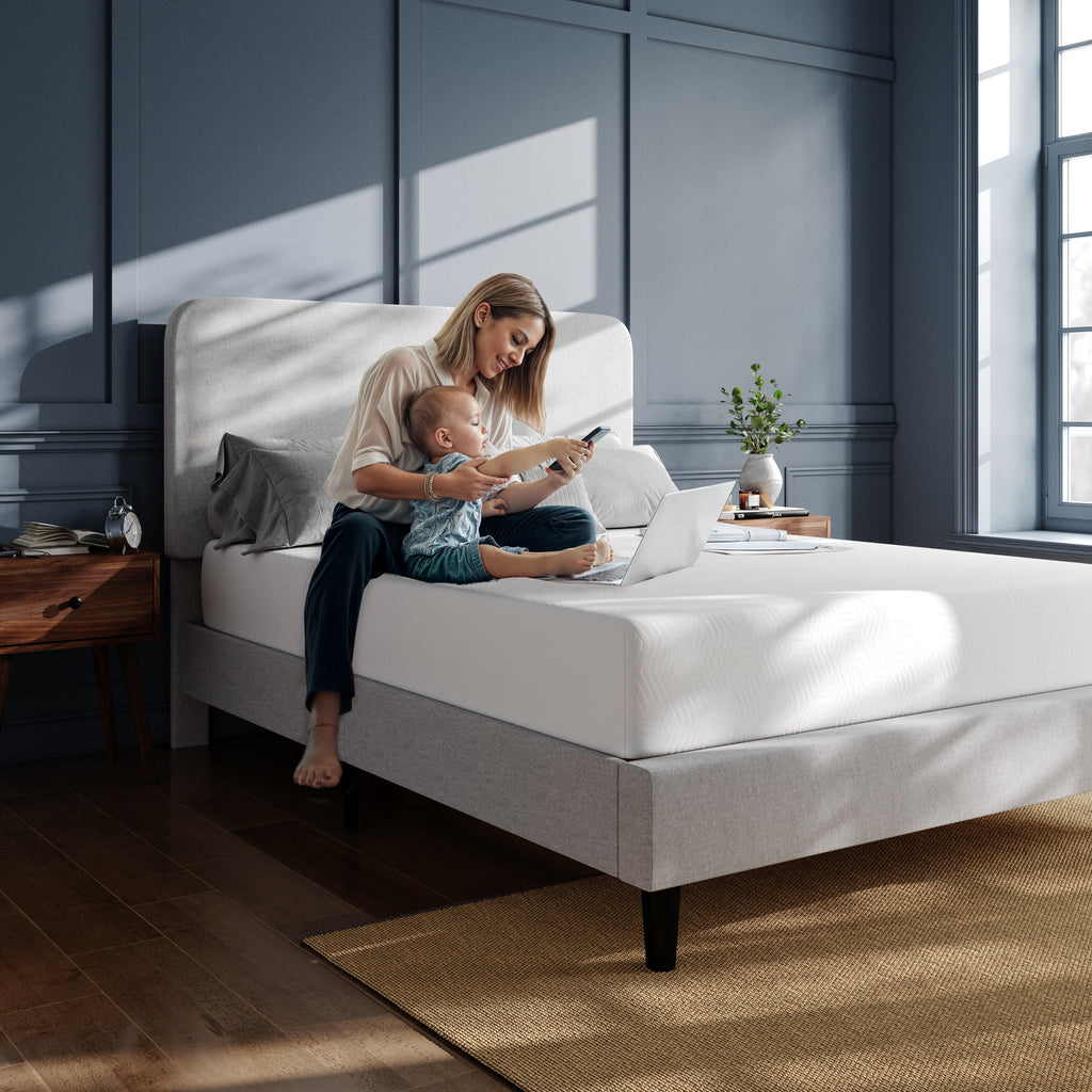 Cloud Green Tea Cooling Gel 10-Inch 3-Layer Memory Foam Mattress