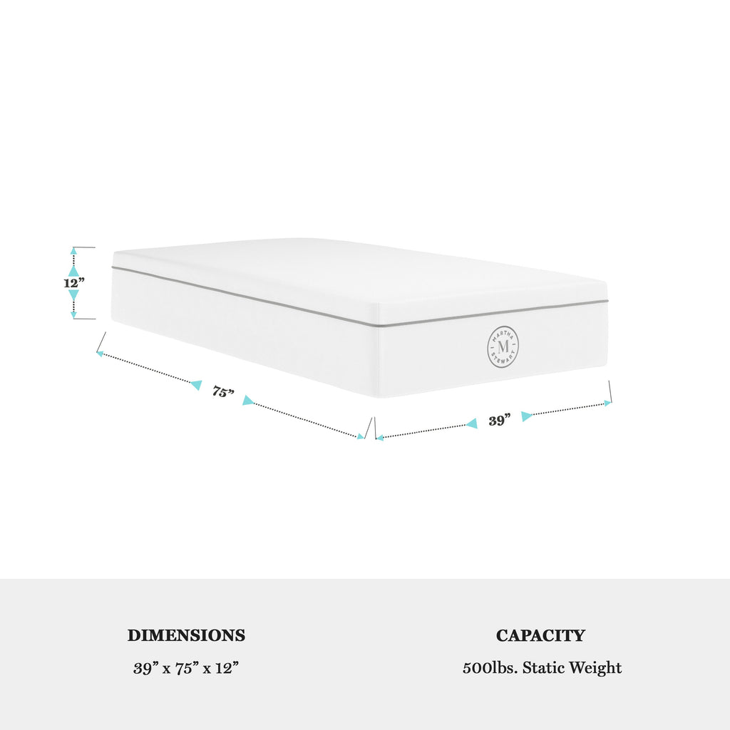Martha Stewart SleepComplete 12-Inch Firm Hybrid Mattress